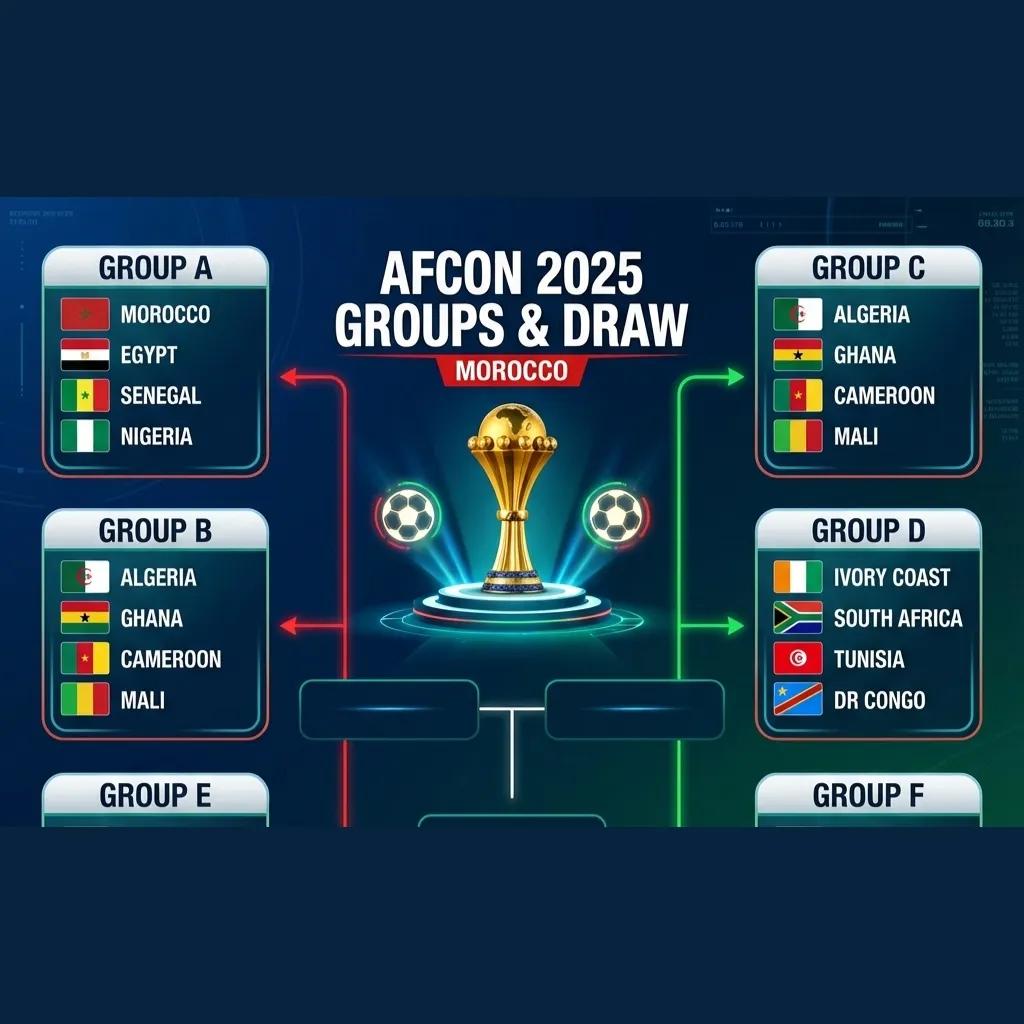 Groupes CAN 2025 et résultats du tirage : Analyse complète du tournoi