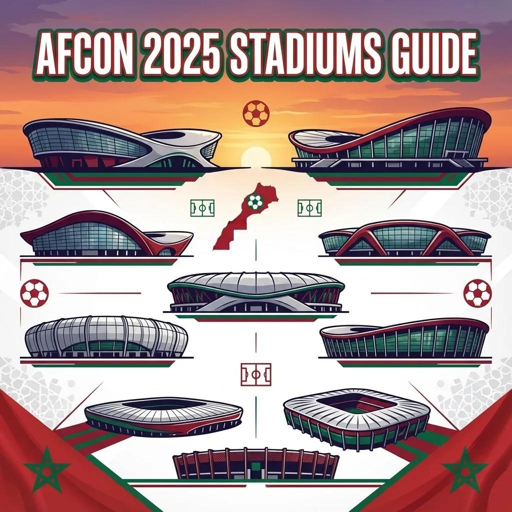 Stades de la CAN 2025 : Guide Complet des 9 Enceintes Marocaines