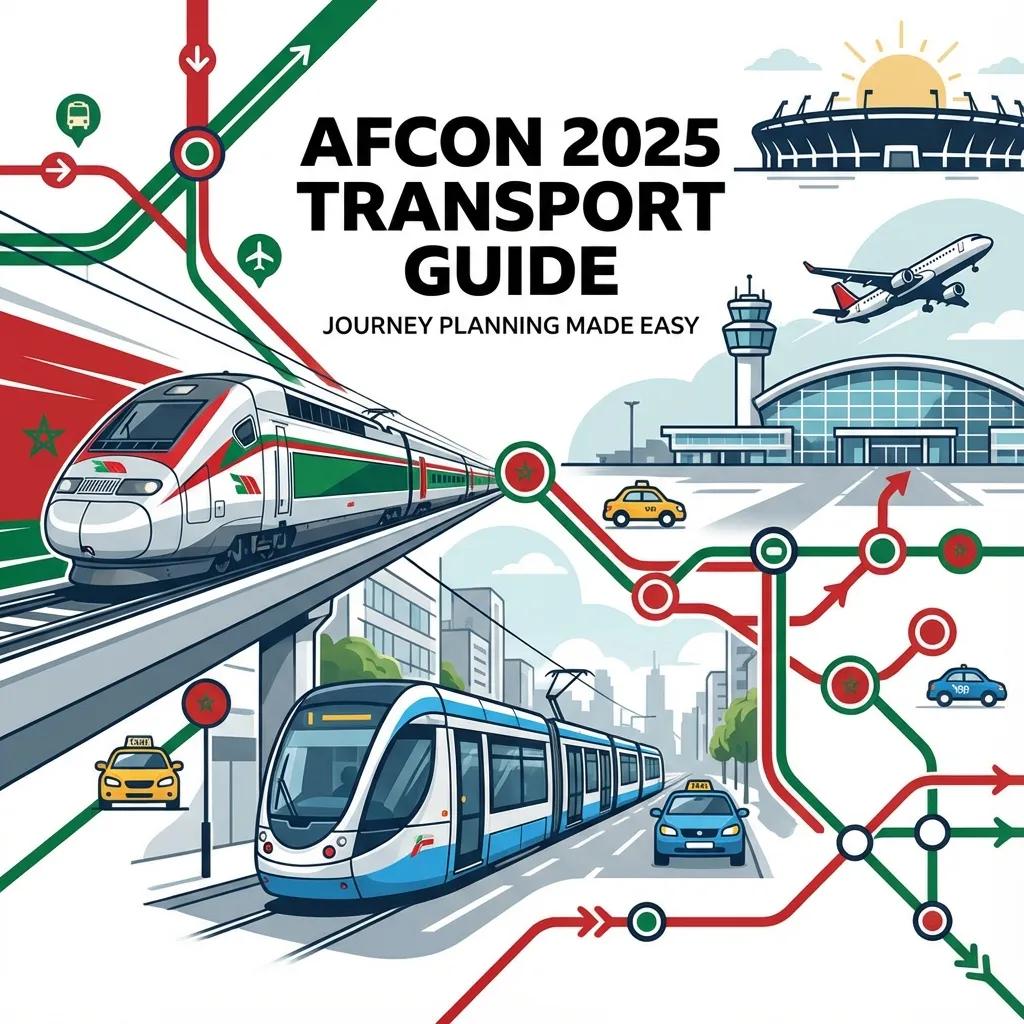Se rendre aux matchs CAN 2025 : Guide complet des transports